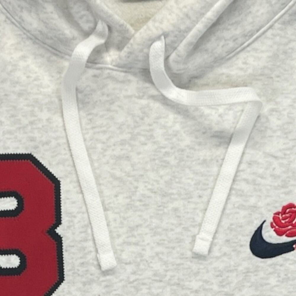 Nike Men’s 3XL Gray Hoodie Sweatshirt Graphic Rose Detail - Picture 4 of 15